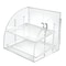 Azar Displays Acrylic Curved Food Display Case w/ Swing Double Doors & 2 Trays 400426 - alternate 3